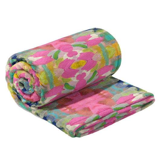 Pink Paradise Fleece Blanket (50" x 60")