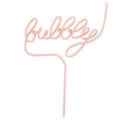 Santa Barbara Design Studio by Creative Brands Word Straw: "Bubbly"