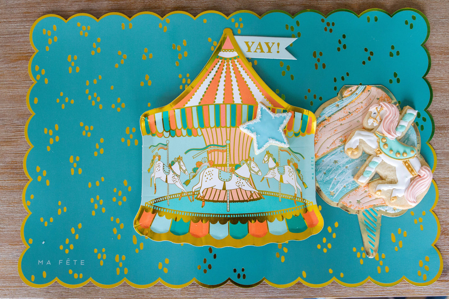 Fun Fair Carousel Plates