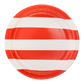 Lady Liberty Red Striped Paper Plate