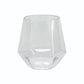 12 Oz. Plastic HEX Wine Goblets: Clear