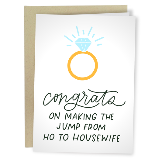Greeting Card: Ho To Housewife