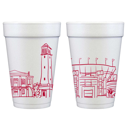 Foam Cups: University of Alabama Skyline