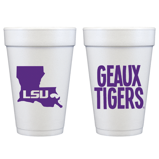 Foam Cup: LSU/Geaux Tigers