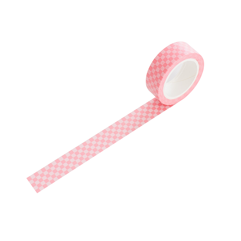 Washi Tape: Check It! Tickle Me Pink