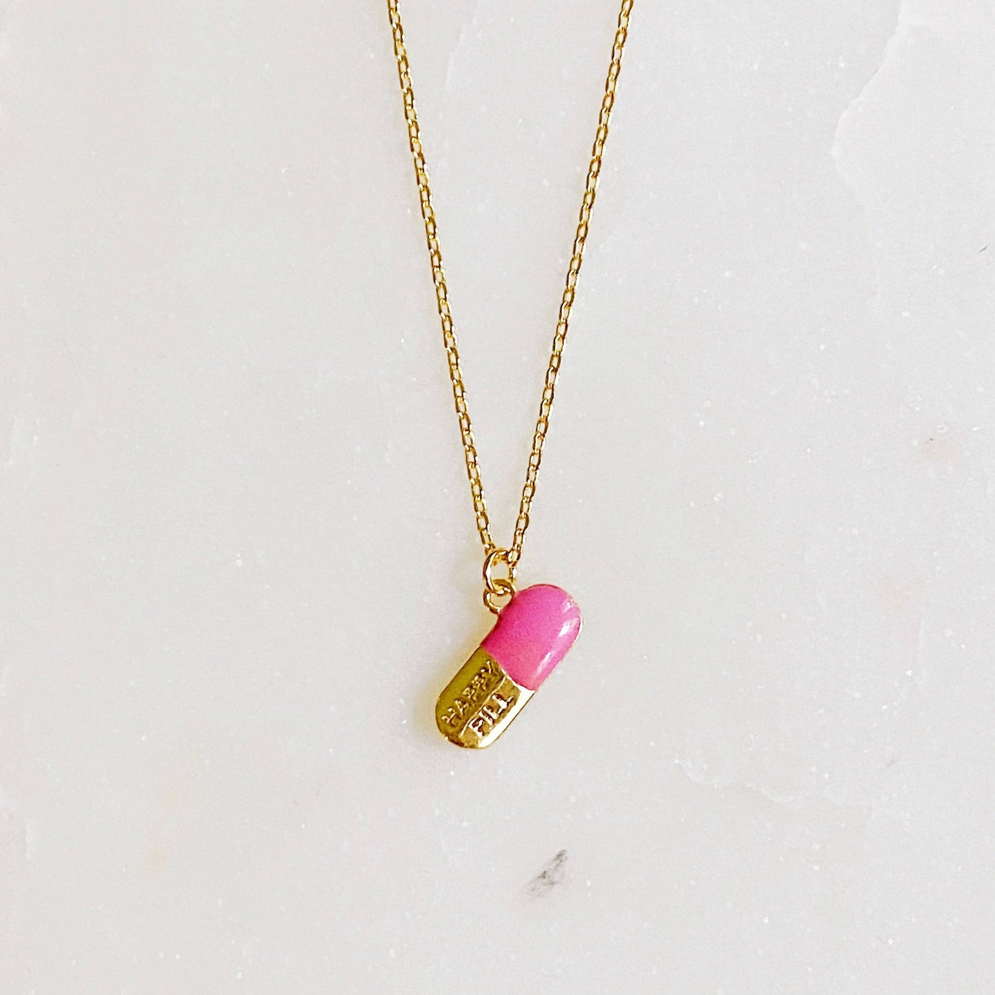 Ellison+Young Pendant Necklace:  Pink
