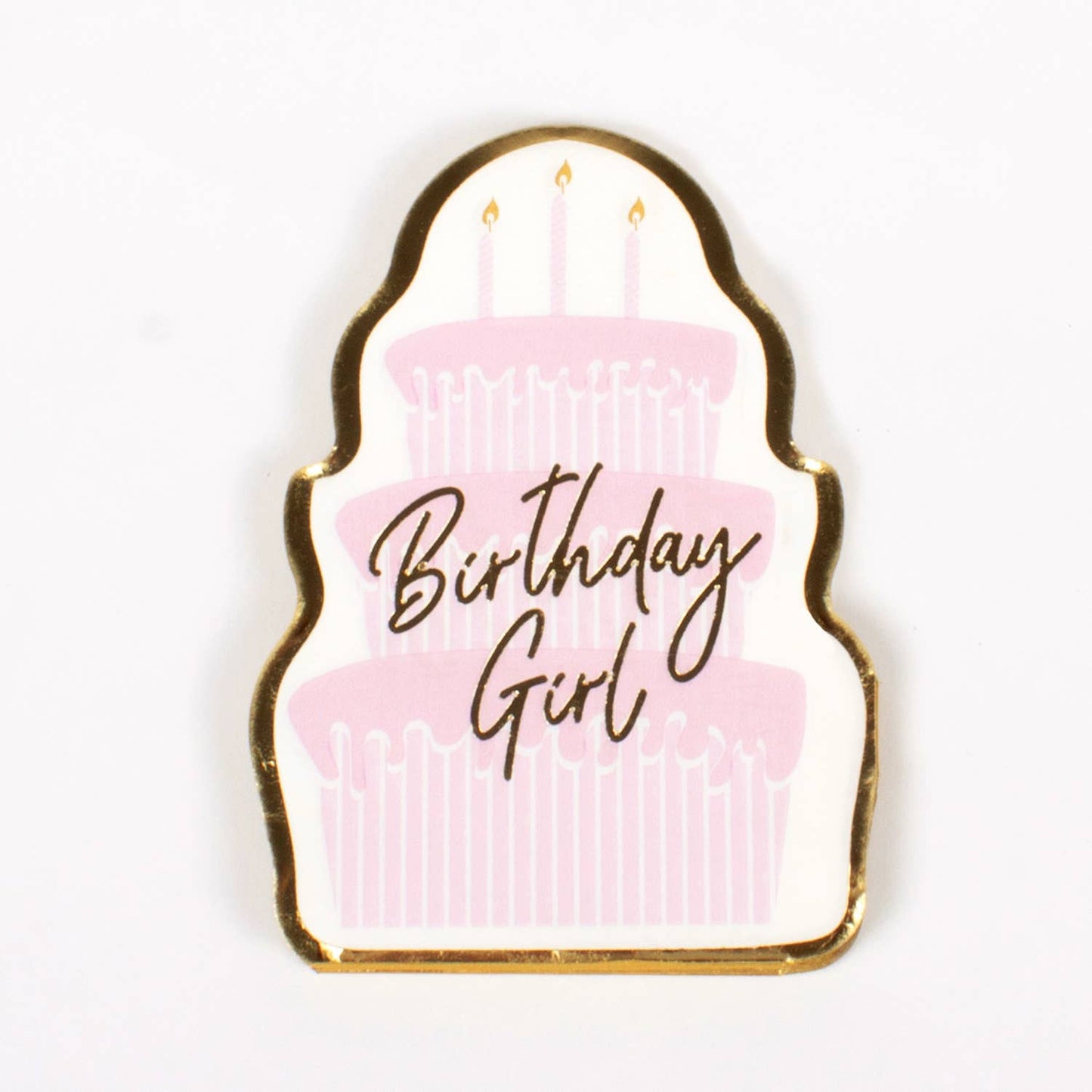 Birthday Girl Die-Cut Napkins