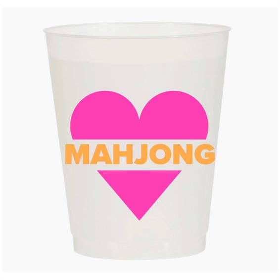 "Heart Mahjong" Frost Flex Cups