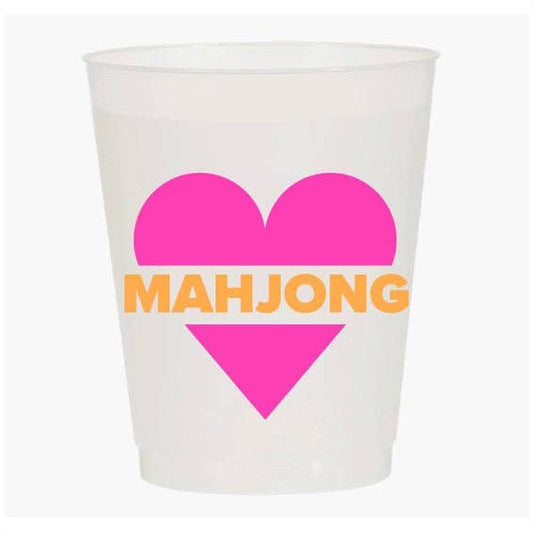 "Heart Mahjong" Frost Flex Cups