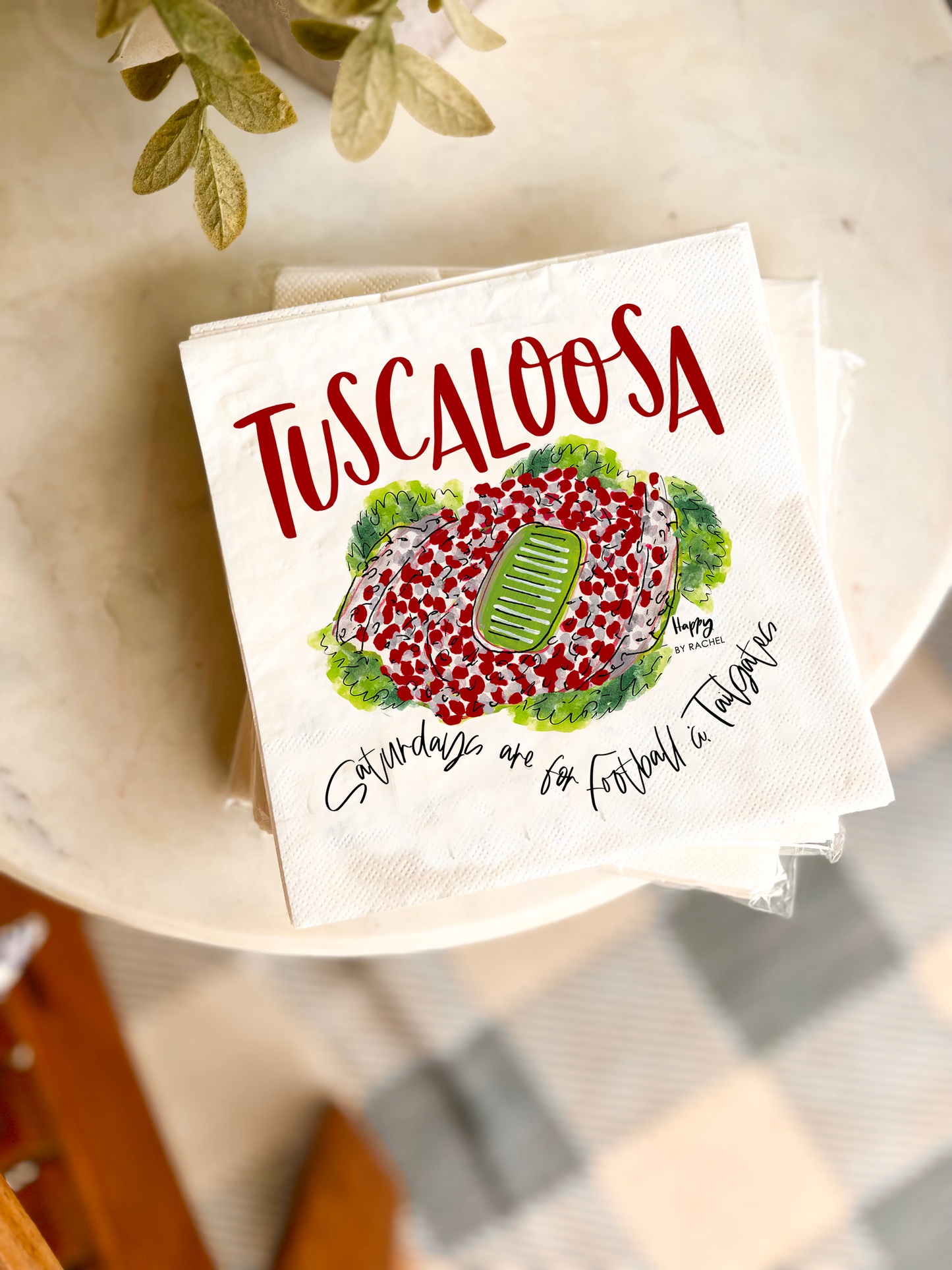 Lunch Napkins: Tuscaloosa