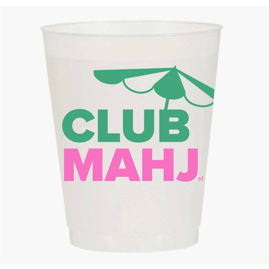 "Club Mahj" Mahjong Frost Flex Cups