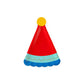 Shaped Plate: Blue Birthday Hat
