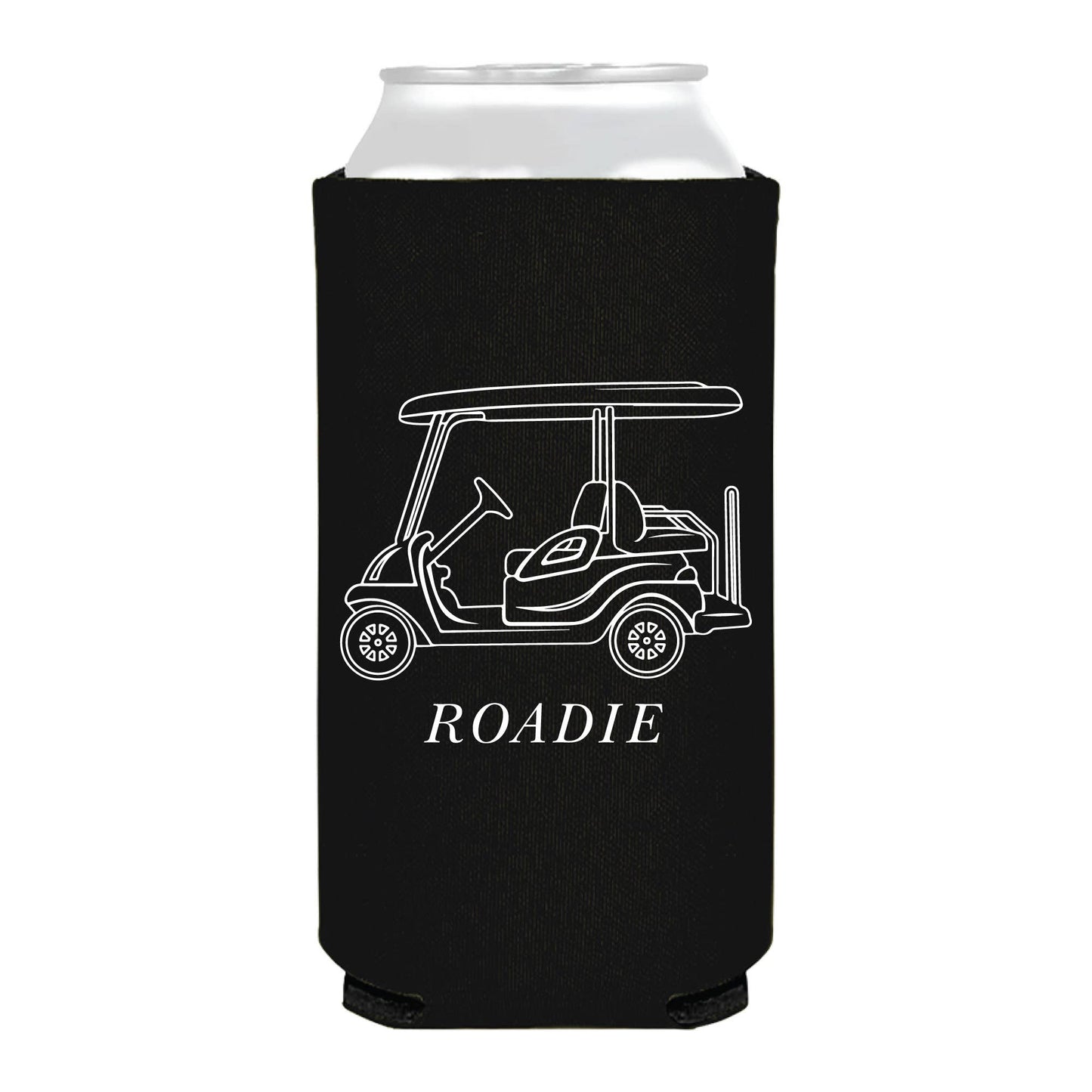 Silm Can Cooler: Golf Cart "Roadie"