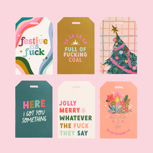 Festive AF Gift Tag Set