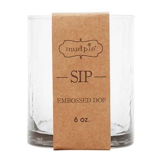 Embossed Highball Glass: Sip