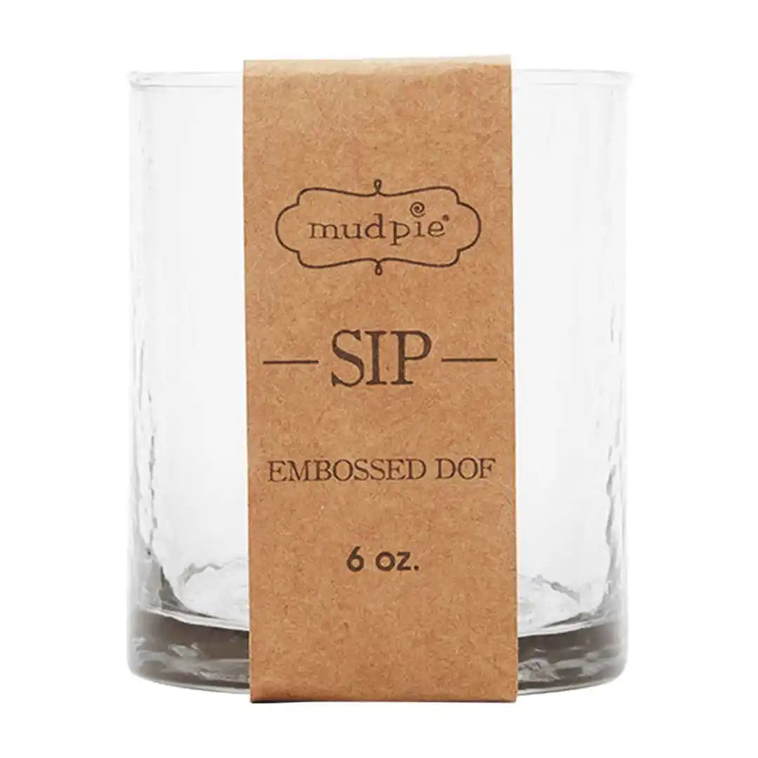 Embossed Highball Glass: Sip