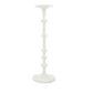 White Metal Candle Holder: Large