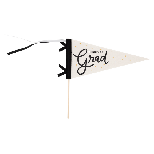 Congrats Grad Felt Pennant Banner
