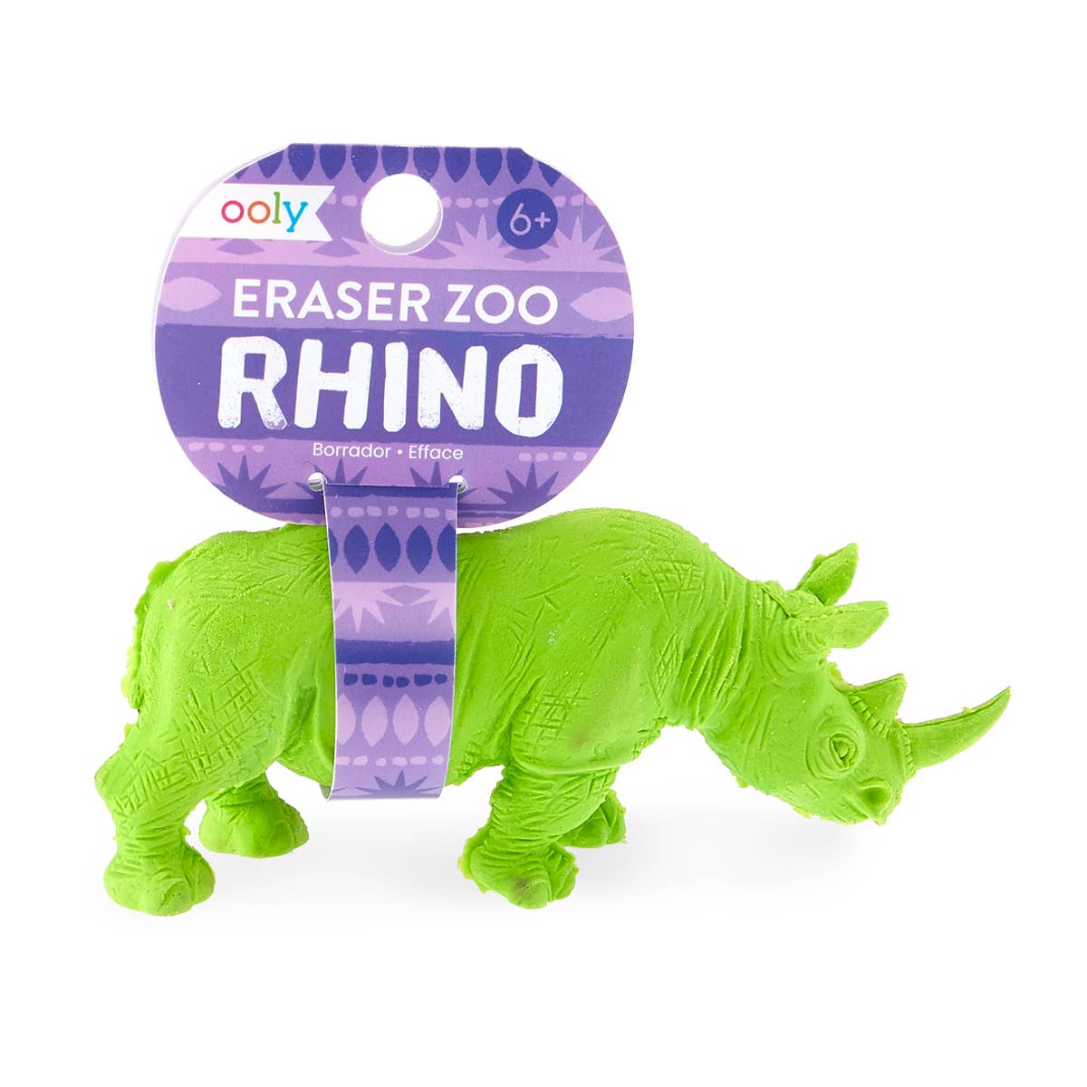OOLY Eraser Zoo: Rhino