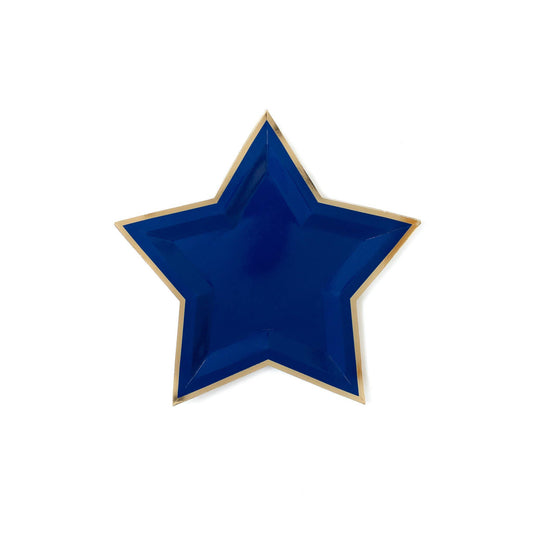 Shaped Plates: Blue Star