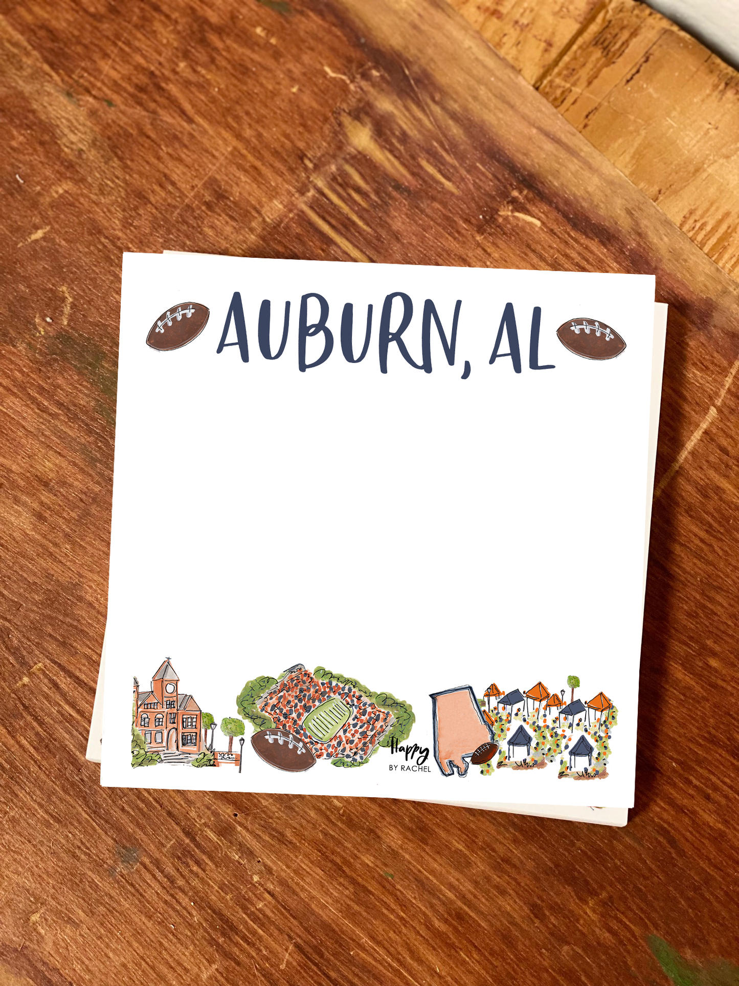 Chunky Notepad: Auburn