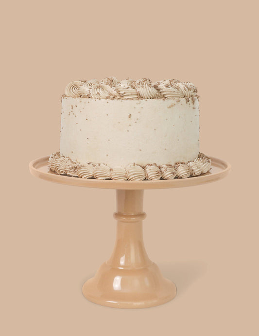 Melamine Cake Stand: Latte Brown