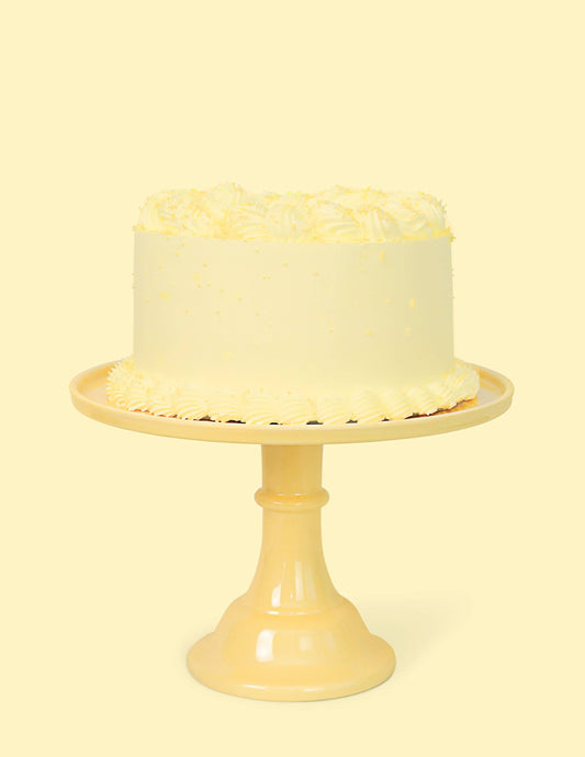 Melamine Cake Stand: Daisy Yellow