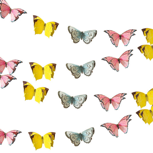Bunting Garland: Butterflies