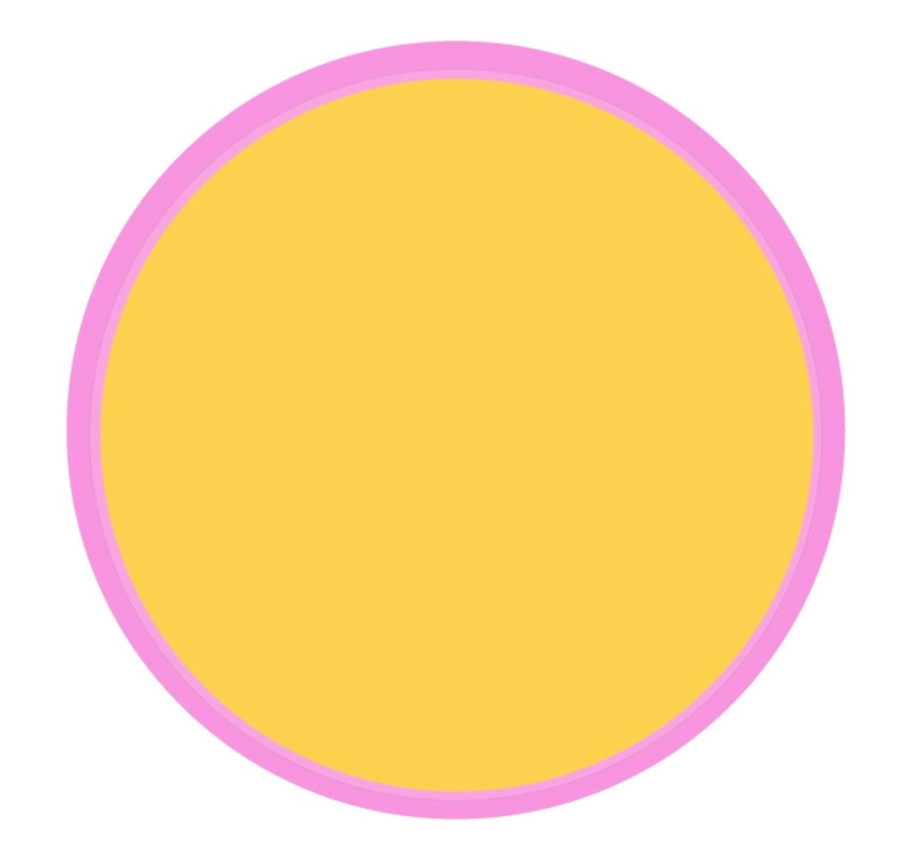 Color Block Paper Plates: Pink & Yellow