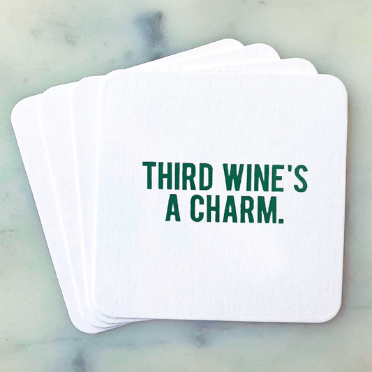 Paper Coasters: Third Wine's a Charm