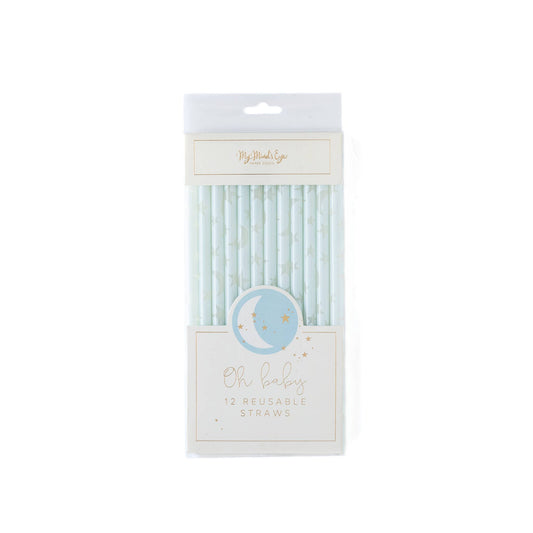 Reuseable Straws: Baby Blue