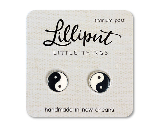 Lilliput Little Things Earrings: Yin Yang