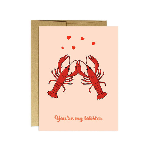 Party Mountain Paper co. - You're my Lobster | Love Card