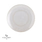 Plastic Side Plates: Clear • Gold Glitter