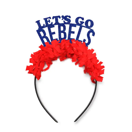Party Headband: Ole Miss - "Let's Go Rebels"