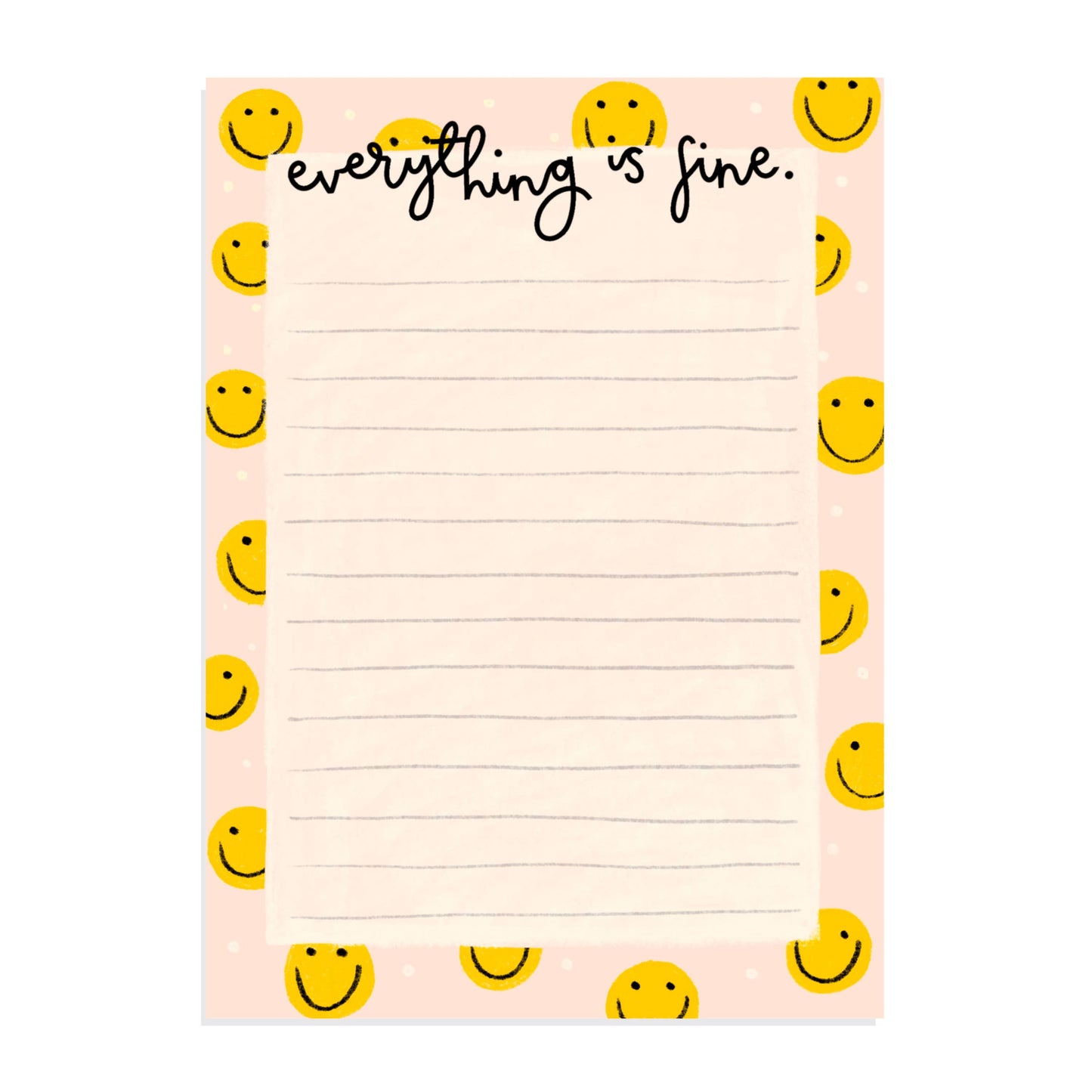 Oh, Laura A6 Notepad: Everything is Fine