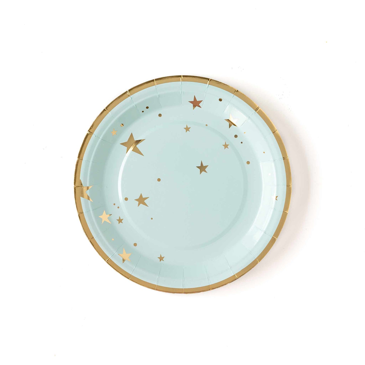 9" Plates: Baby Blue Star