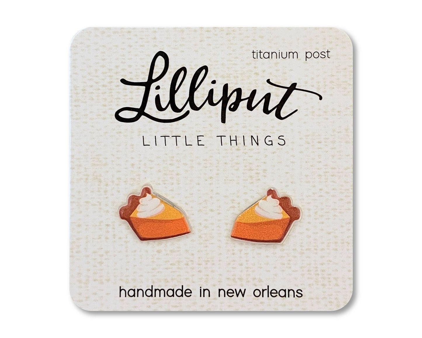 Hypoallergenic Earrings: Pumpkin Pie