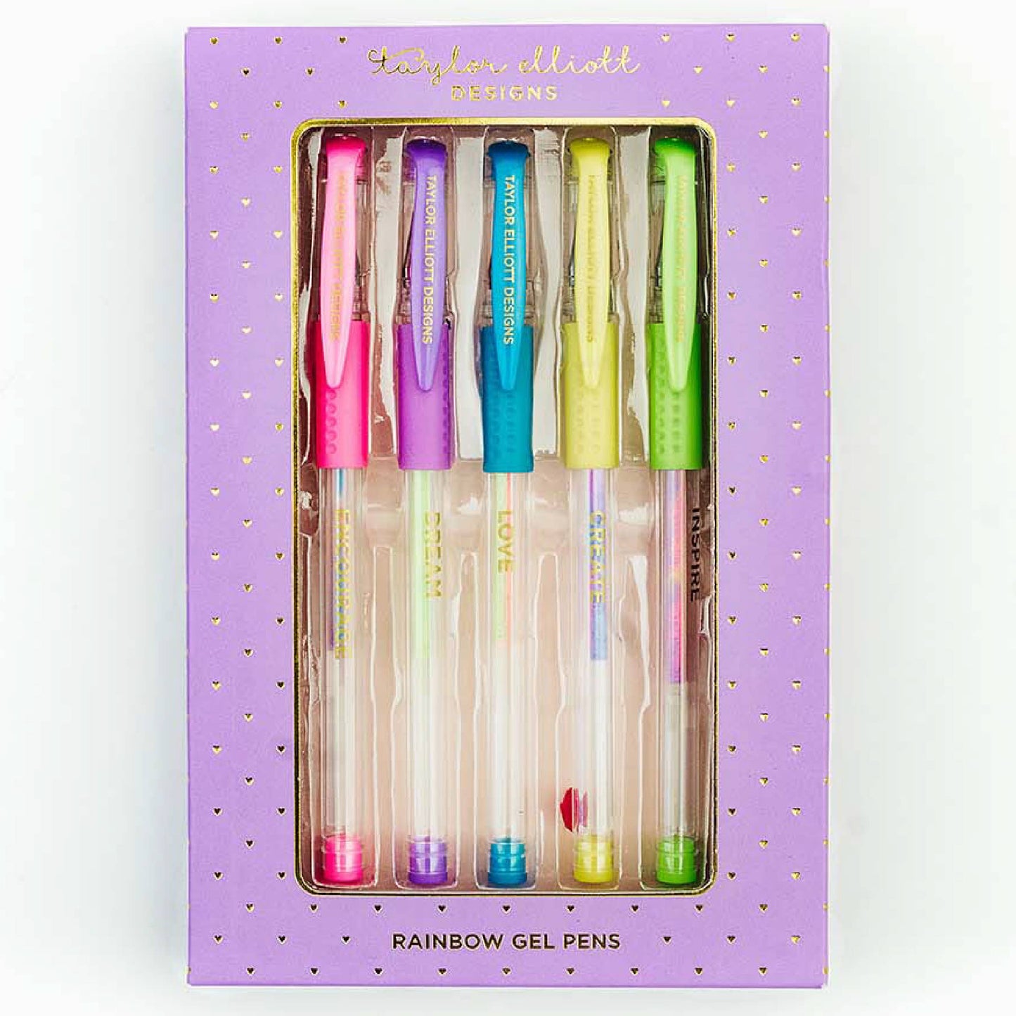 Taylor Elliott Designs Pen Set: Rainbow Gel
