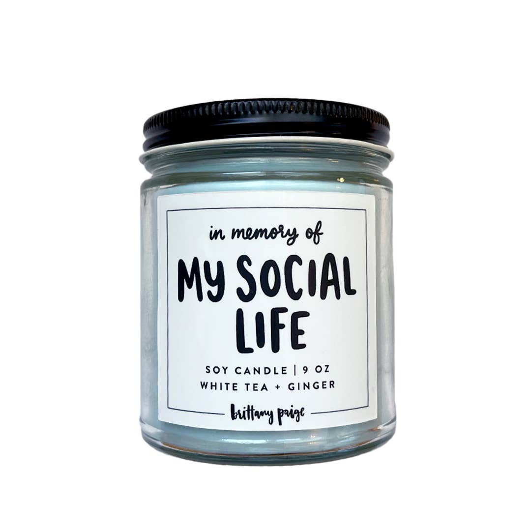 Jar Candle: In Memory of My Social Life