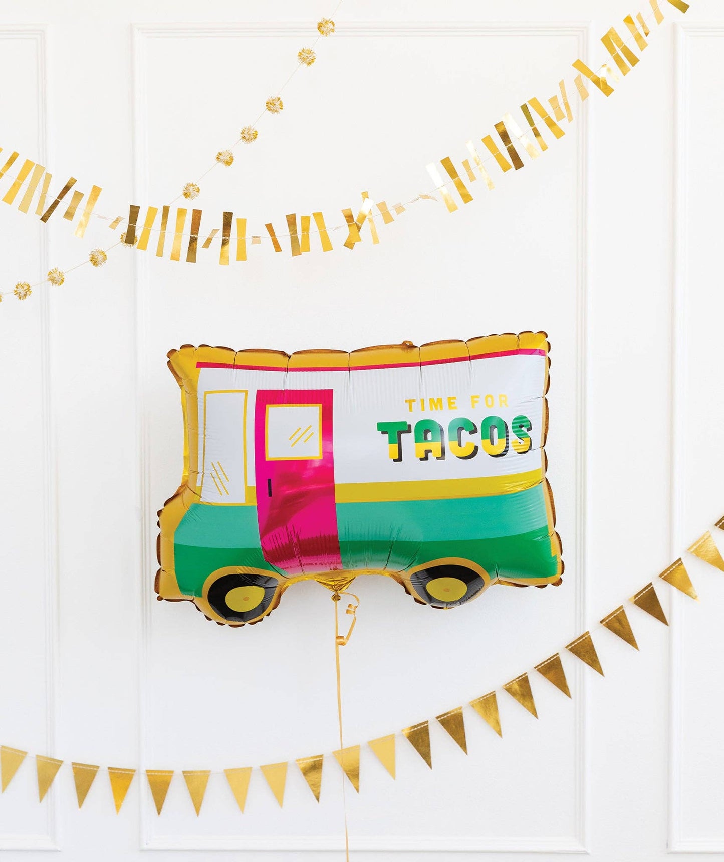 Taco Truck Shaped Mylar Balloon