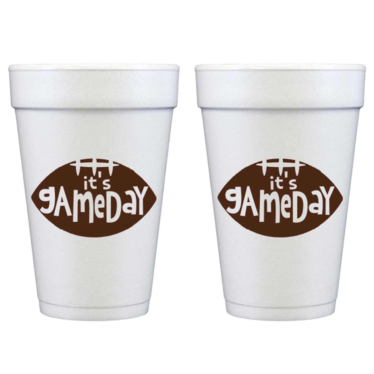 Foam Cups: It's Game Day