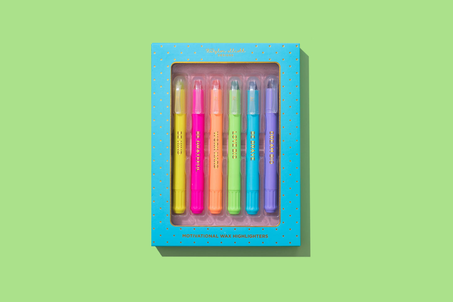 Motivational Wax Highlighter Set