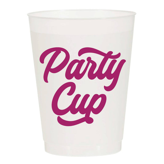 Set of 6 Reusable Cups: Party Cup