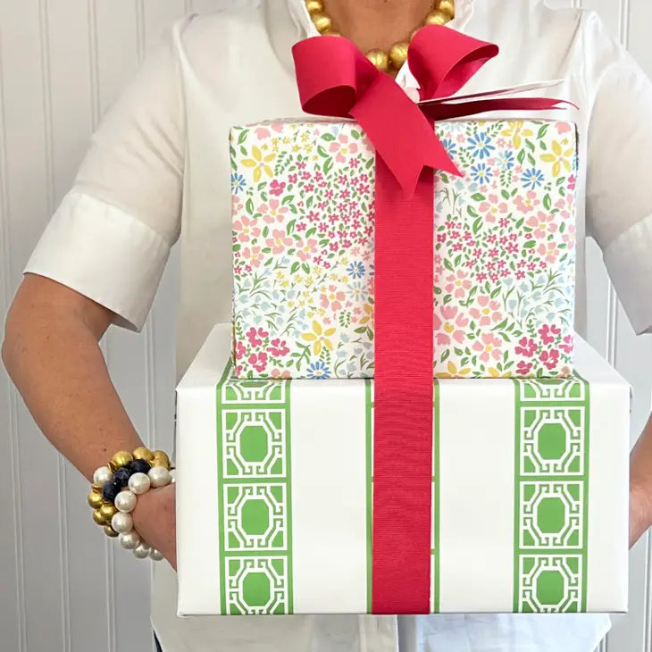 Gift Wrap Rolls: Palm Beach Floral