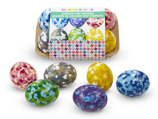 Kid Made Modern: Confetti Egg Crayons