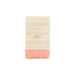 Pink Striped Fringed Guest Napkin