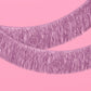 Lavender Tinsel Fringe Garland