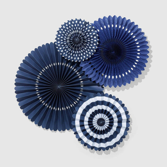 Party Fans: Navy Blue