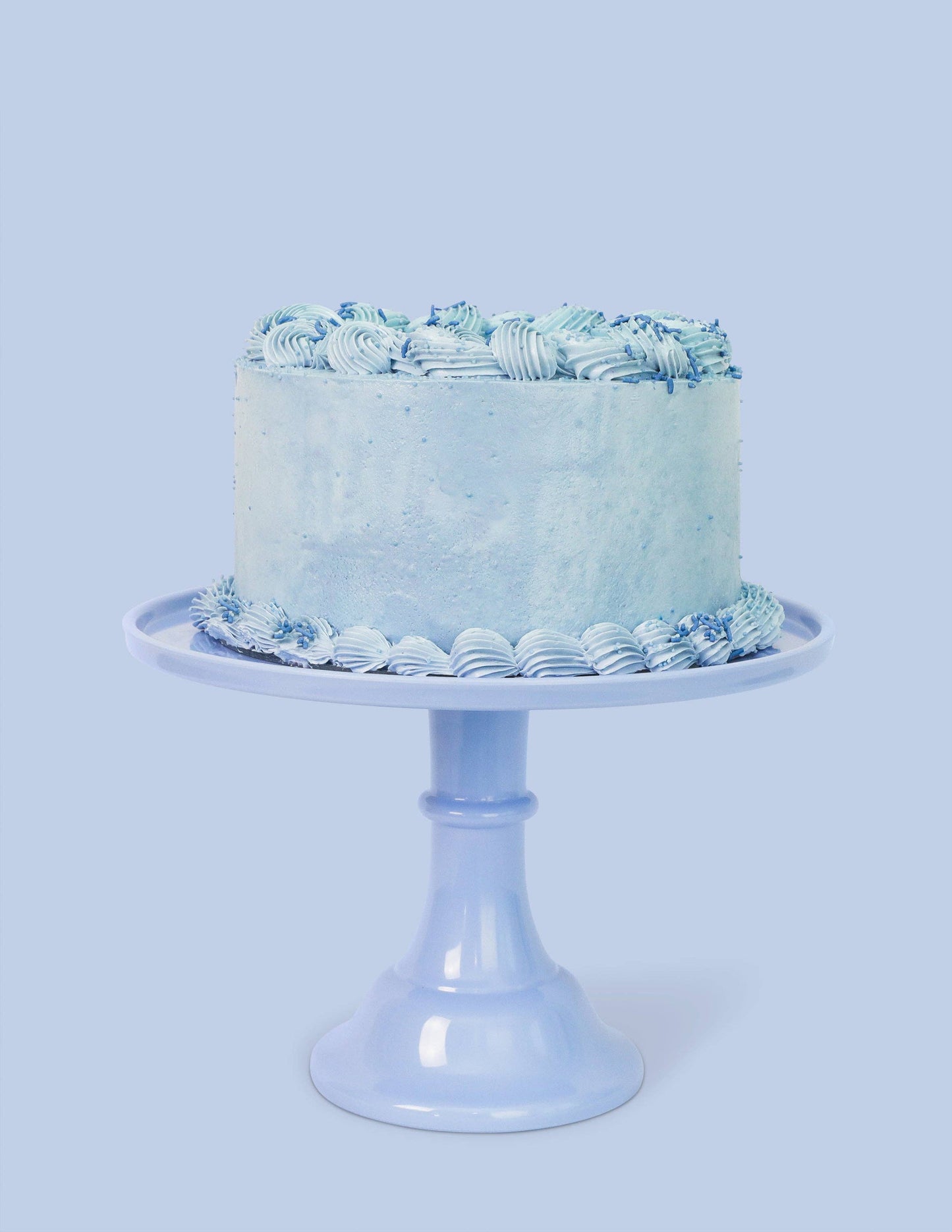 Melamine Cake Stand: Wedgewood Blue